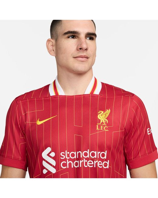 Nike Red Dri-Fit Ss24 Soccer Jersey for men