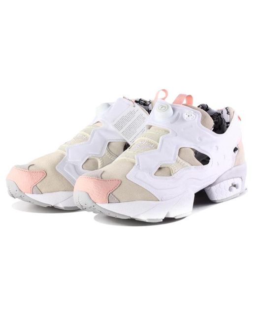Reebok White Instapump Fury Og 'Cream Steel Coral' for men