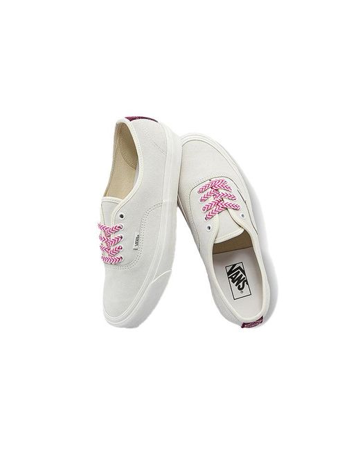 Vans White Authentic 44 Dx Classic Casual Skateboarding Shoes for men