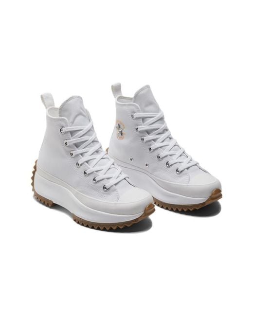 Converse White Run Star Hike High Gum' for men
