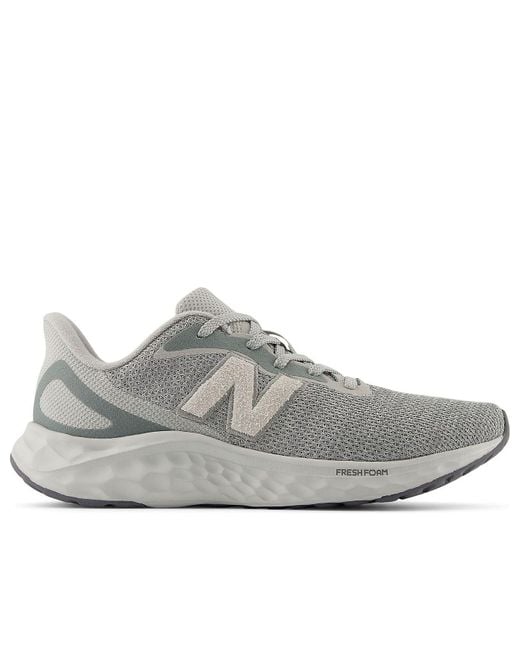 New Balance Gray Fresh Foam Arishi V4 2E Wide 'Raincloud Shadow Matter' for men