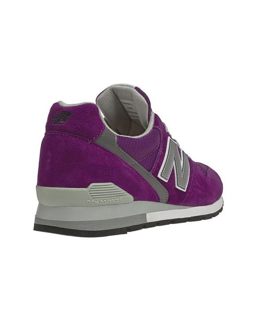 New Balance Purple 996 Series Wear-Resistant Non-Slip Breathable Low Tops for men
