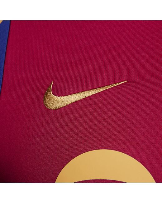 Nike Red Fc Barcelona Strike Dri-Fit Football Drill Top Deep Royal' for men