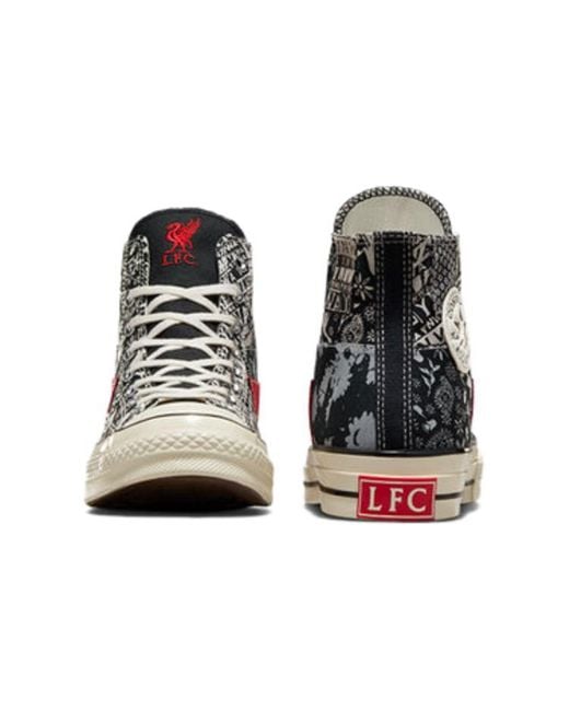 Converse Gray Chuck 70 High X Liverpool F.C. 'You'Ll Never Walk Alone' for men
