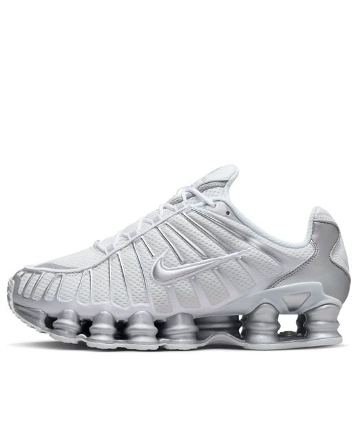 Nike Shox Tl in White | Lyst