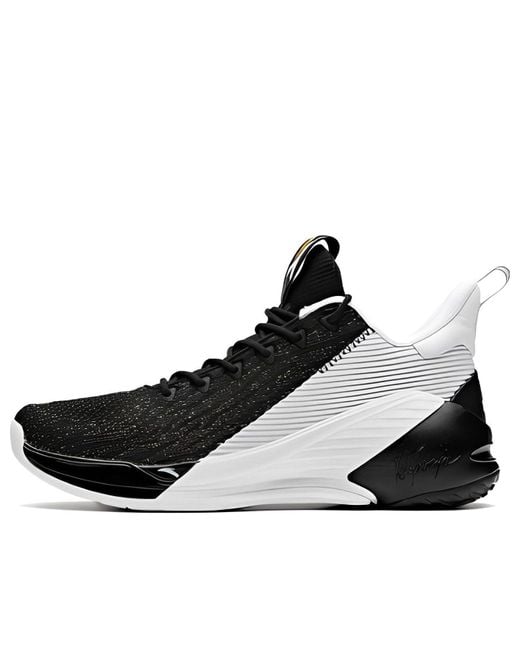 Anta Black Klay Thompson 4 Low 'Ink Flow' for men