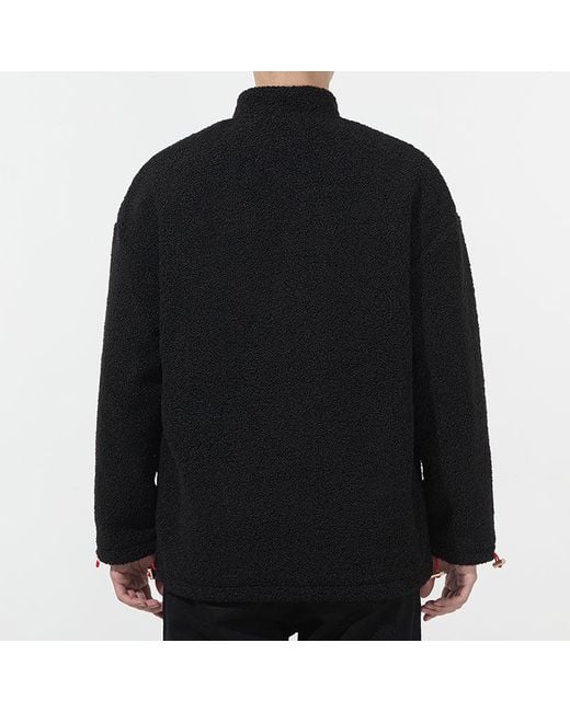 PUMA Black Limited Cny Yott Stand Collar Logo Jacket for men