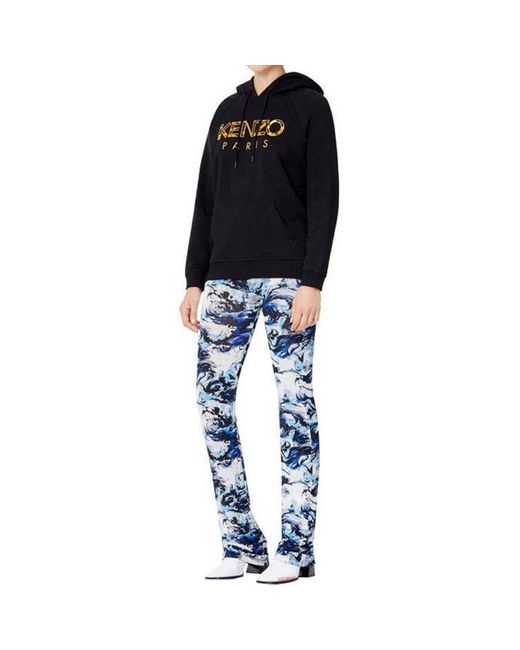 KENZO Blue (Wmns) Logo Pattern Cotton