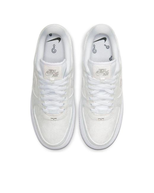 Nike White (Wmns) Air Force 1 Low 'Tear Away'