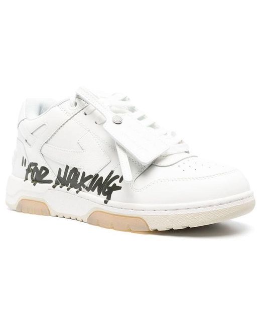 Off-White c/o Virgil Abloh White Off- Out Of Office For Walking Low-top Sneaker for men
