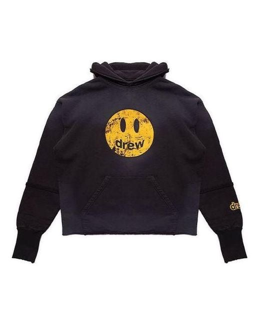 Drew House Blue Deconstructed Mascot Hoodie 'Faded' for men