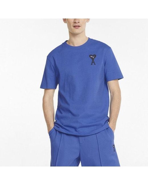 PUMA Blue X Ami Graphic T-Shirt for men