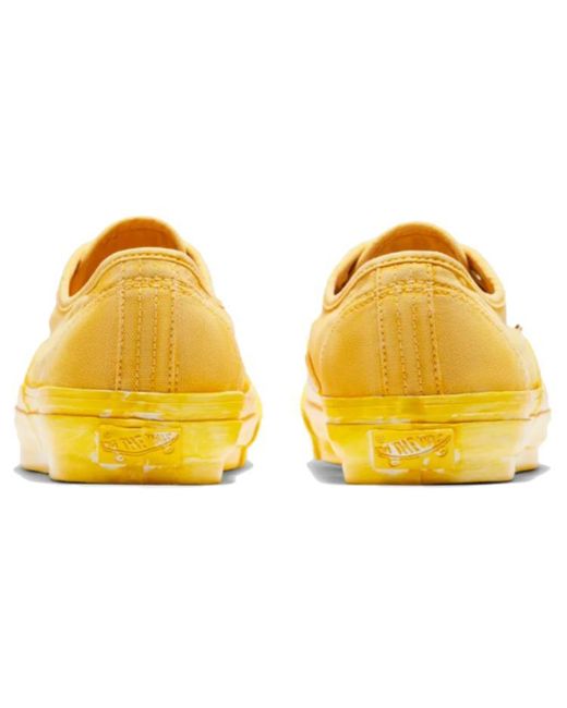 Vans Yellow Authentic Reissue 44 'Lx Dip Dye Lemon Chrome' for men