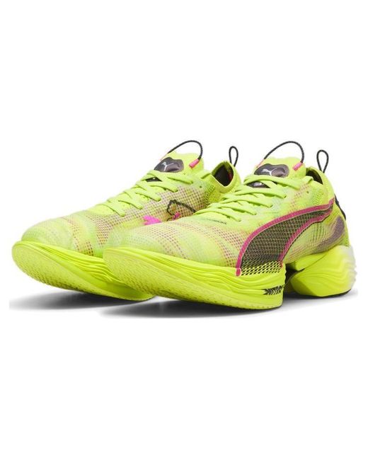 PUMA Yellow Fast-R Nitro Elite Running Shoes 'Solar' for men