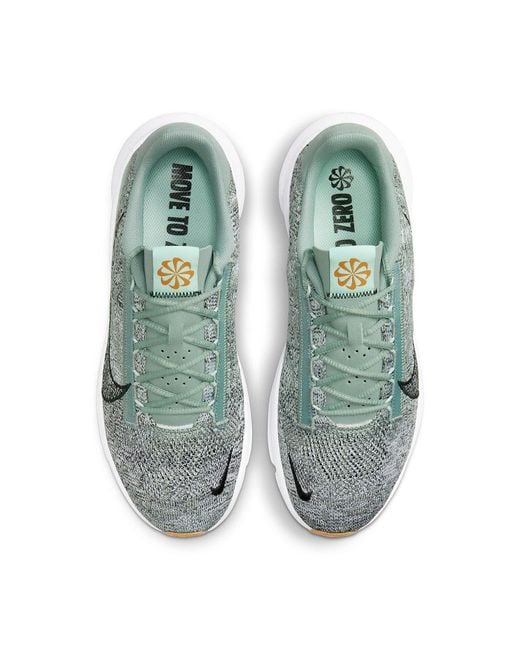 Nike White Superrep Go 3 Flyknit 'Dusty Sage Gum' for men