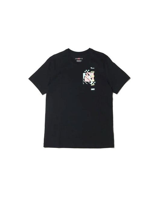Nike Black Futura Funny Logo Printing Sports Breathable Short Sleeve for men