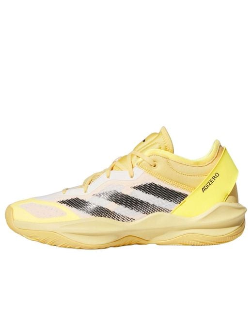 Adidas Yellow Adizero Select 2.0 Low for men