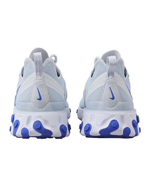 Nike Blue React Element 55 'Pure Platinum Racer' for men