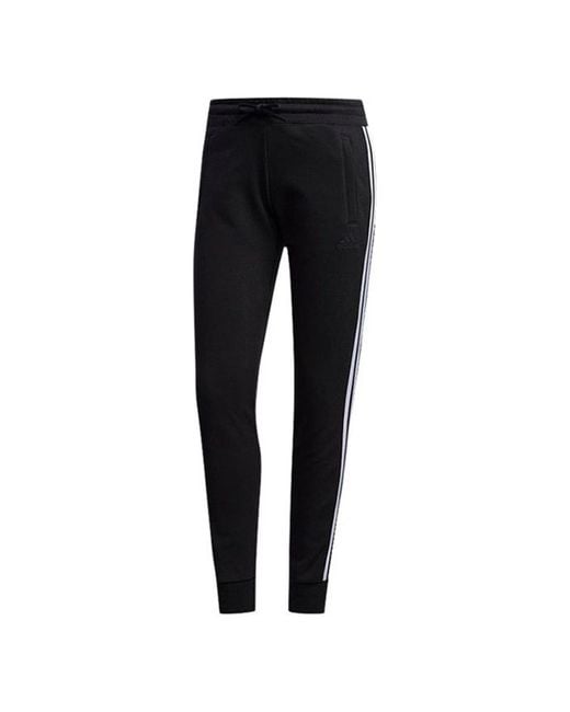 Adidas Black (Wmns) 3-Stripes Jogger Training Pants