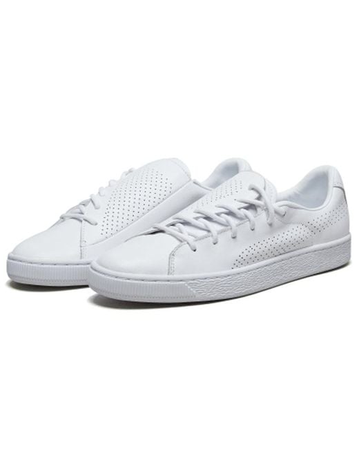 PUMA White (Wmns) Basket Crush Perf