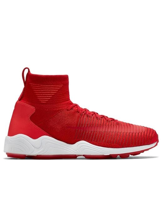 Nike Red Zoom Air Mercurial Xi Flyknit 'University' for men