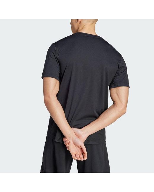 Adidas Black Hiit Better Tee for men