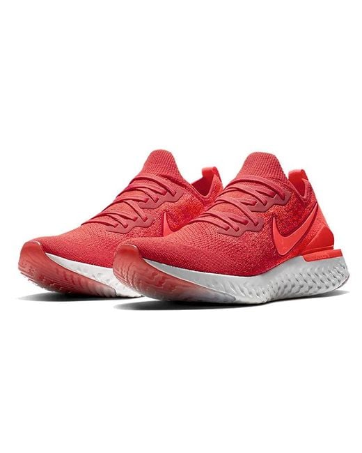 Nike Red Epic React Flyknit 2 'Chile' for men