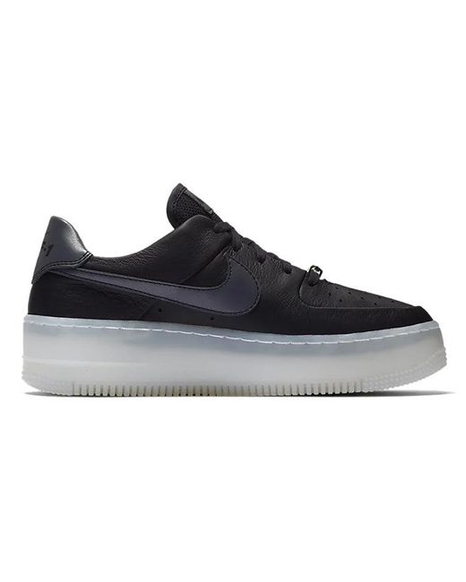 Nike Black (Wmns) Air Force 1 Sage Low Lx 'Oil'