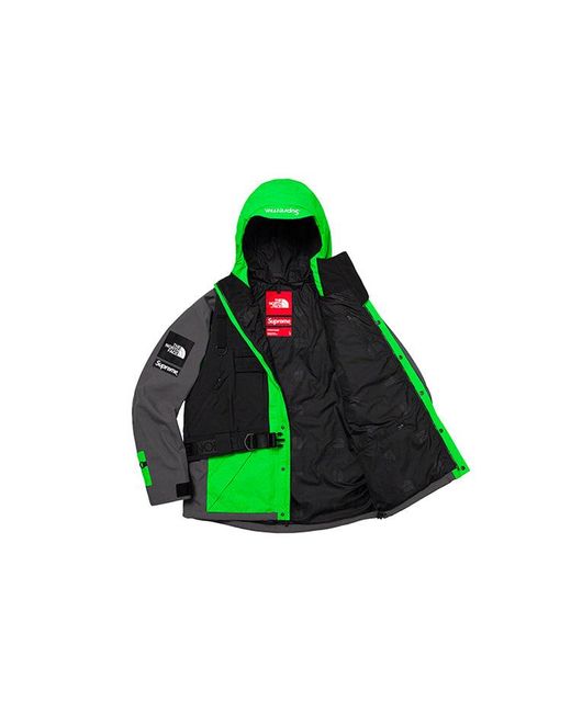 Supreme Green X The North Face Ss20 Week 3 Vest Interchange Jacket