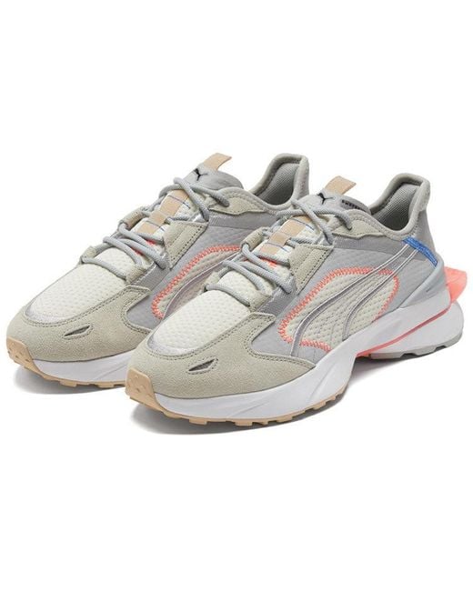 PUMA White Pwrframe Op-1 Cyber 'High Rise Vaporous' for men