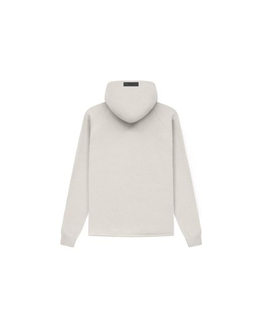 Fear Of God White Ss22 Knit 1977 Hoodie 'Wheat' for men