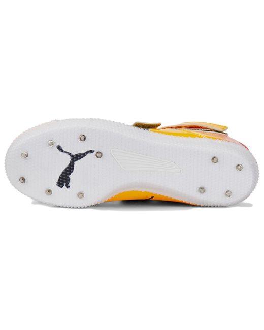 PUMA Yellow Evospeed Javelin 3 'Sun Stream Sunset Glow' for men
