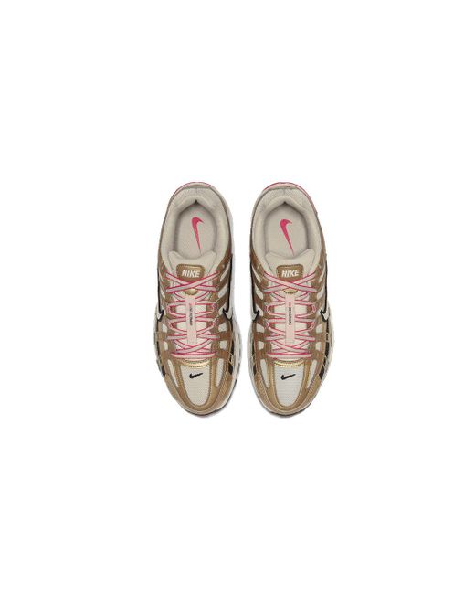 Nike White (Wmns) P-6000 'Metallic'
