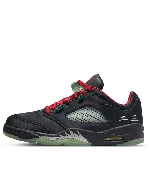 Nike Black 5 Retro Low X Clot 'Jade' for men