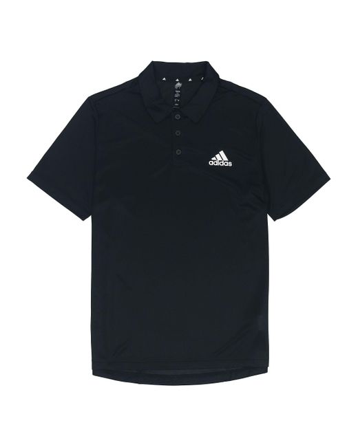 Adidas Blue M Pl Ps Training Sports Breathable Short Sleeve Polo Shirt for men