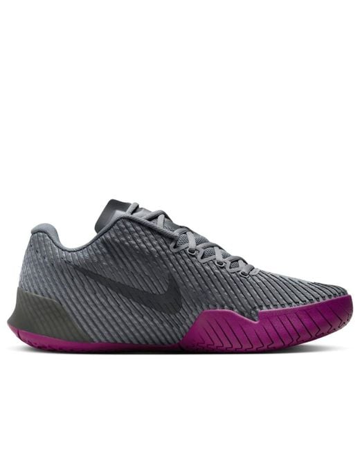 Nike Gray Air Zoom Vapor 11 Hard Court Tennis Shoes for men