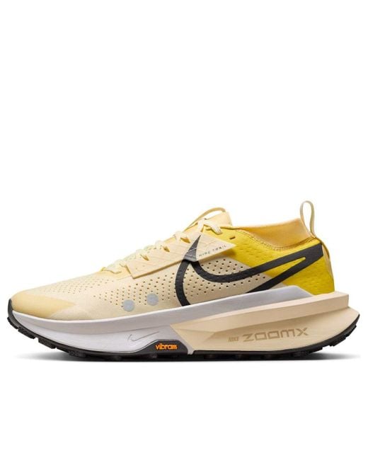 Nike Yellow Zoomx Zegama 2 'Alabaster Lightning Saturn' for men