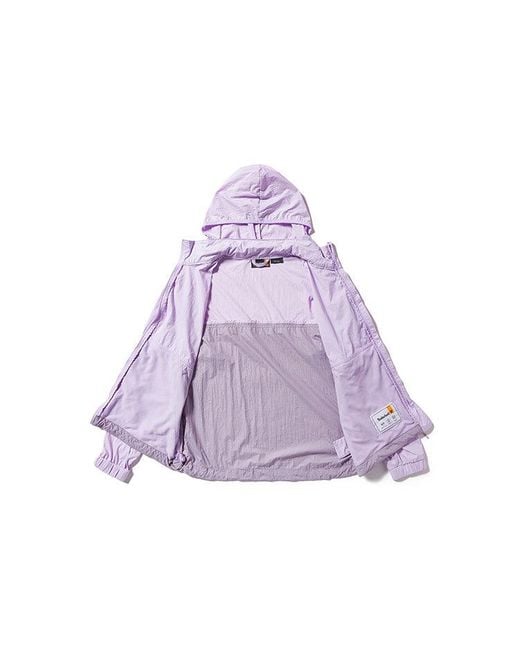 Timberland Purple (Wmns) Anti-Uv Windbreaker Jacket 'Pastel Lilac Ash'
