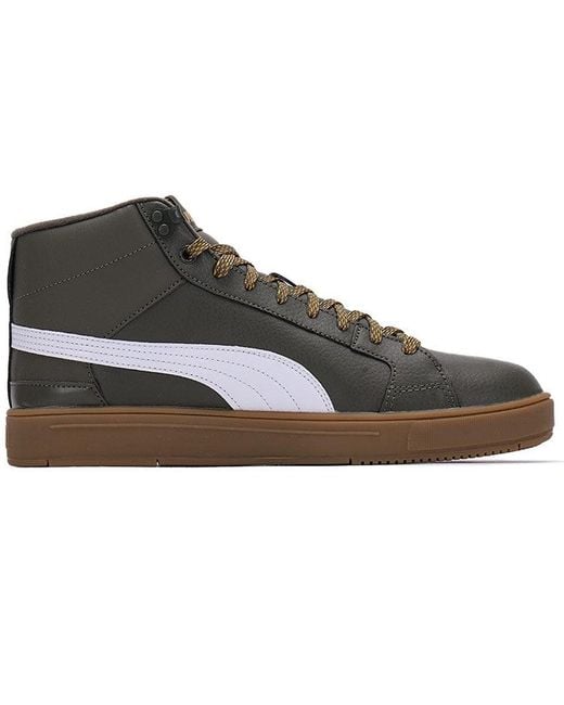 PUMA Black Serve Pro Mid Pure-Tex 'Grape Leaf Gum' for men