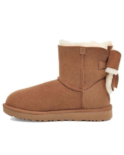 Ugg Brown Classic Heritage Bow