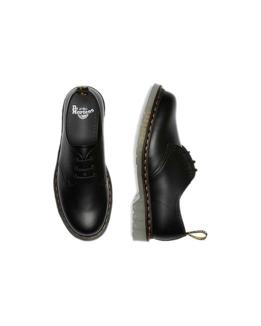 Dr. Martens Black 1461 Iced Smooth Leather Shoes for men