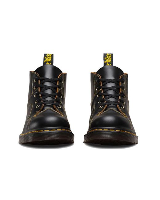 Dr. Martens Black Church Retro 5 Martin Boots Couple Style for men