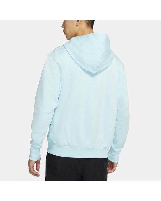 Nike Blue As Nk Standard Issue Po Hood Glacier for men
