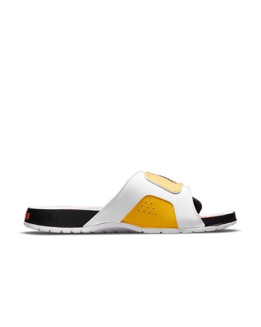 Nike White Hydro 6 Retro Slides 'Dongdan Beijing Tour' for men