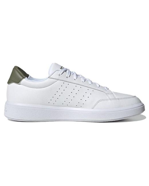 Adidas White Nova Court Shoes for men