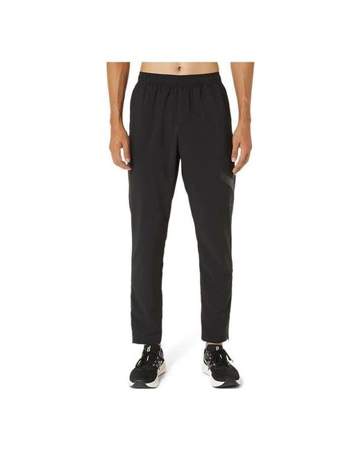 Asics Black Aim-trg Cool Stretch Summer Woven Pant for men