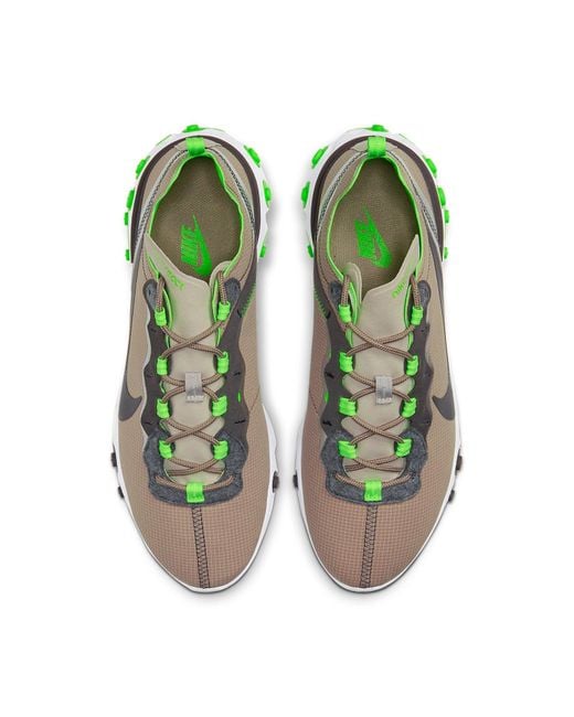 Nike Green React Element 55 'Lime' for men