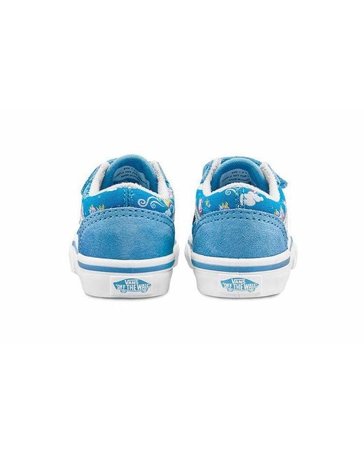 Vans Blue Old Skool V Sneakers K for men