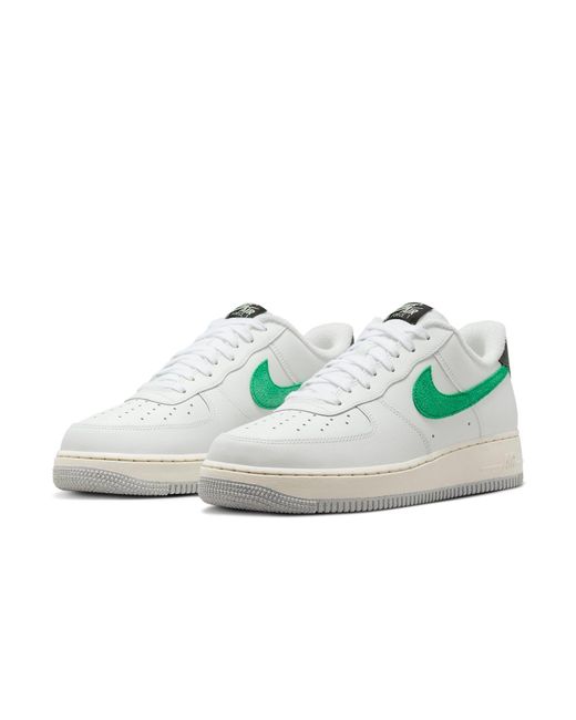 Nike White Air Force 1 Low 'Summit/Malachite' for men
