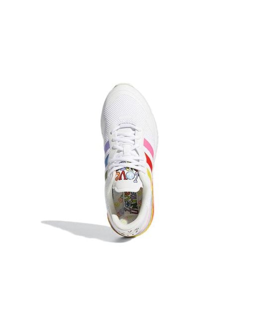 Adidas White Zx 1K Boost 'Pride' for men